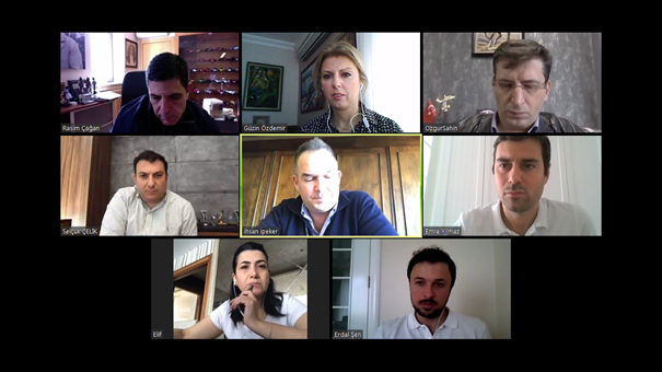 BOSİAD yönetimi video konferans ile toplandı BOSİAD yönetimi video konferans ile toplandı