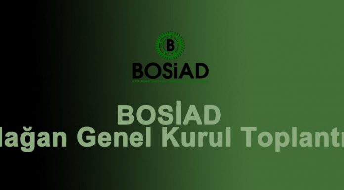 BOSİAD Olan Genel Kurul İlanı