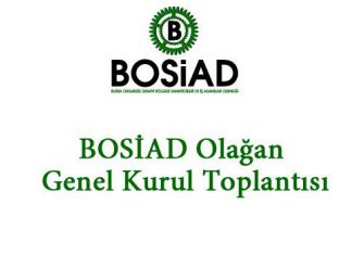 BOSİAD Olağan Genel Kurul İlanı